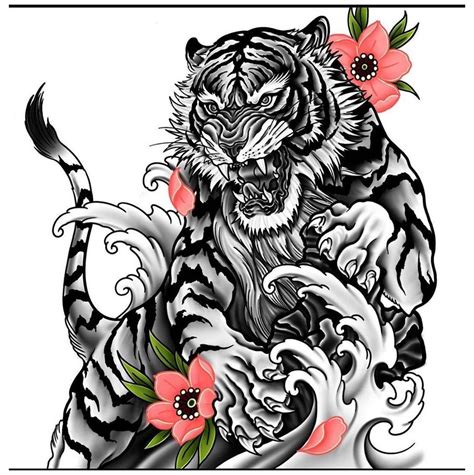 Top About Tiger Tattoo Stencil Latest In Daotaonec
