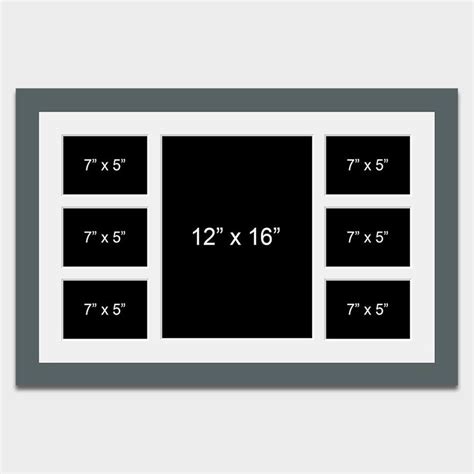 Multi Photo Picture Frame Holds 6 7x5 1 12x16 Photo In A Etsy