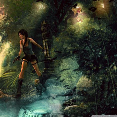 Lara Croft Jungle Ultra HD Desktop Background Wallpaper for 4K UHD TV ...