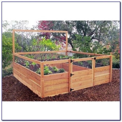 For bigger ones, add the corner supports for added stability. Raised Bed Garden Kit Menards - Garden : Home Design Ideas ...
