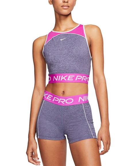 Nike Womens Pro Dri Fit Cropped Tank Top Macys