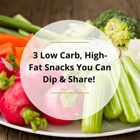 3 Low Carb High Fat Snacks You Can Dip And Share Dr Becky Fitness