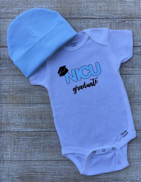 Nicu Graduate Baby White Onesie Etsy Onesies Baby Onesies White