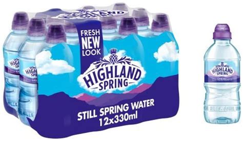 Highland Spring Still Spring Water Handy Bottles 12 X 330ml £199 At