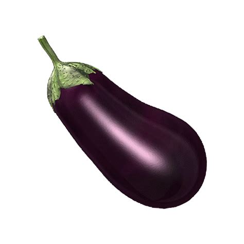 Emoji Transparent Eggplant Emoji On GIFER By Thomath
