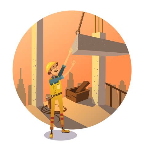 Construction Background Cartoon