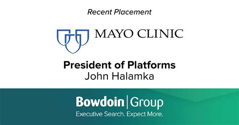 Bowdoin Places Dr John Halamka As New President Of Platforms At Mayo