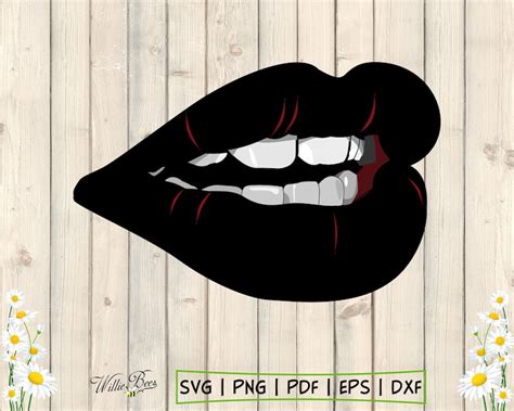 Mouth Silhouette Svg Lips Svg Female Mouth Male Mouth Etsy