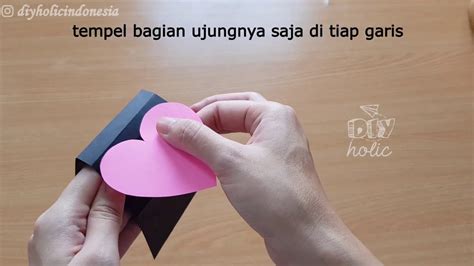 Cara Membuat Kartu Ucapan Yang Unik Ide Kreatif Membuat Hadiah Heart Waterfall Greeting Cards 2