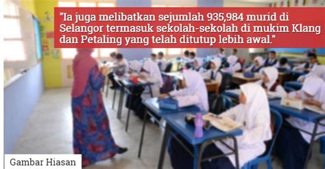 Pada waktu ini, beberapa negeri di malaysia sudahpun diarahkan untuk menjalankan semula perintah kawalan pergerakan bersyarat (pkpb) dan rakyat diminta untuk mematuhi peraturan ini. Semua Institusi Pendidikan KPM Termasuk Sekolah Di Sabah ...