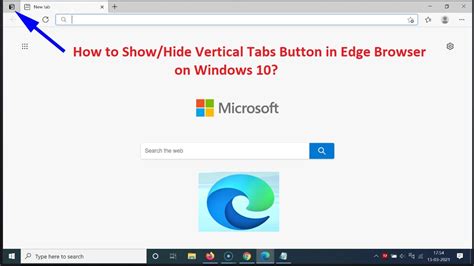 How To Hide The Vertical Tabs Button From Microsoft Edge Gambaran