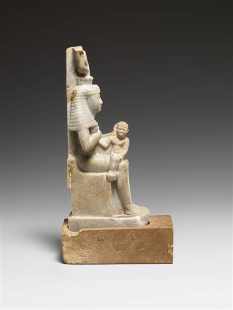 isis with horus ptolemaic period the metropolitan museum of art