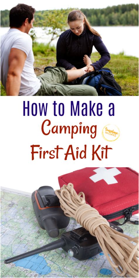 How To Make A First Aid Kit For Camping Sunshine Whispers