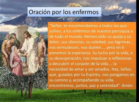 Señor jesús, que al funcionario real que te decía. oracion para los enfermos | Oraciones para enfermos ...
