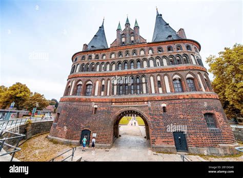 Lubeck Germany Ancient Medieval Buildings Stock Photo Alamy