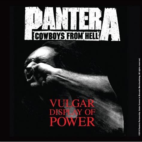 Pantera Vulgar Display Of Power Swag Loudtrax