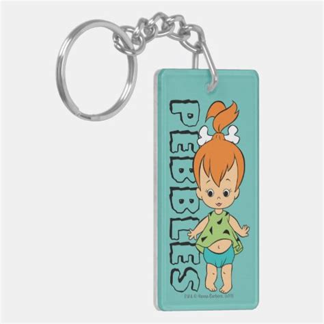 The Flintstones Pebbles Flintstone Keychain Zazzle