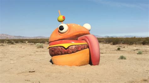 Fortnite Mystery Durr Burger Appears In California Desert Mashable
