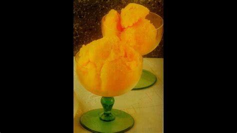 Using a microplane, grate zest from the remaining orange (reserve the rest of the orange. Peach Granita Recipe (low Fat Ice Cream) - YouTube