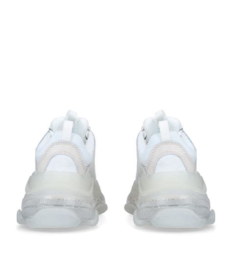 Balenciaga White Triple S Clear Sole Sneakers Harrods Uk
