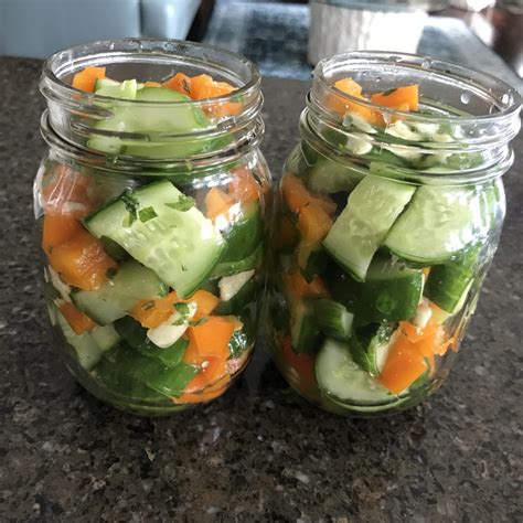 Instant Pickled Cucumbers And Peppers Recipes At My Table