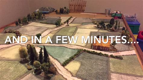 This is a fantastic looking mat, detailing all of the key areas of the battlefield. It's Just That Easy - Cigar Box Battle Mats - YouTube