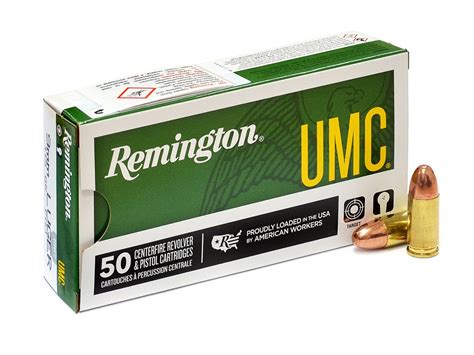 9mm Luger Remington Umc 115gr745g Fmj 23728 Bwarms