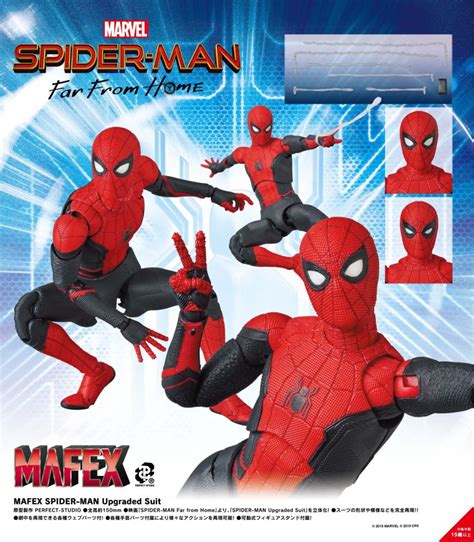 Mafex Series No113 Spider Man Upgraded Suit Spider Man Far From Home