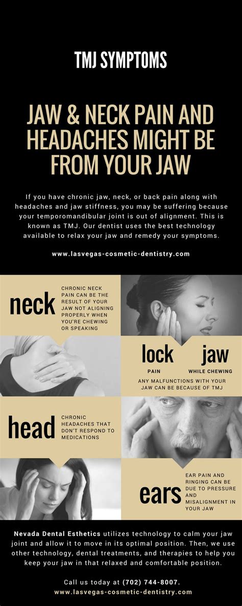 Infographic Tmj Symptoms Dentist Las Vegas