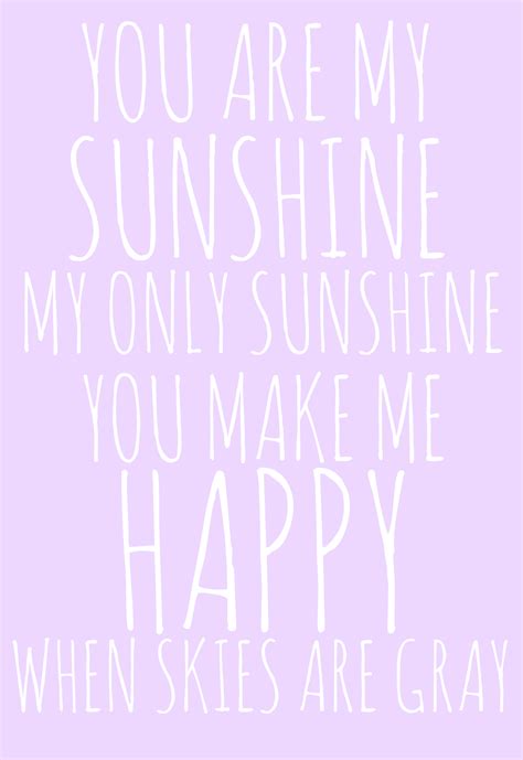 You Are My Sunshine Free Printable Occasionally Crafty You Are My