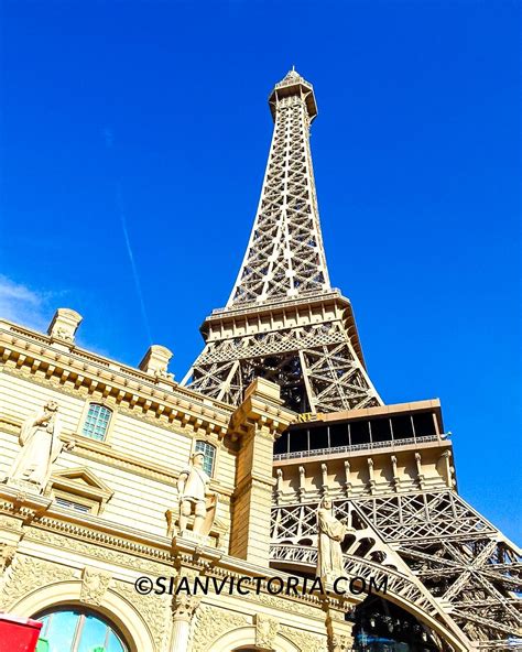 eiffel tower strip view from paris las vegas hotel — sian victoria