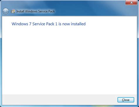 How To Install Service Pack 1 On Windows 7