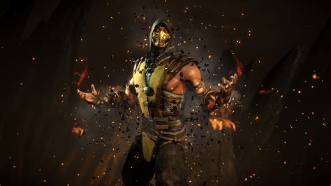 Scorpion Mortal Kombat X 4k Wallpaperhd Games Wallpapers4k Wallpapers