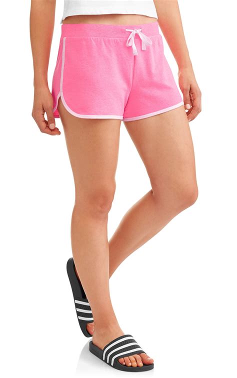 No Boundaries Juniors Basic Knit Shorts With Tie Front