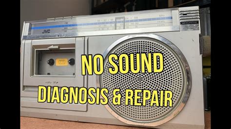 Radio Cassette Intermittent Sound Diagnosis And Repairjvc Rc 250lb