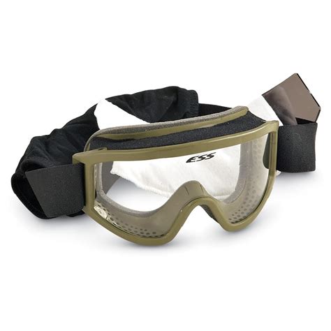 new u s military ballistic goggles black 132805 military eyewear at sportsman s guide