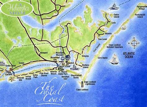 Travel To The Crystal Coast In The Southern Outer Banks A Helicopter