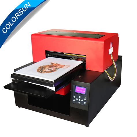 Colorsun Automatic A3 Size Diy T Shirt Flatbed Printer Digital Printing
