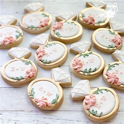 Custom Made Sugar Cookies On Instagram Classic Flower Rings For The