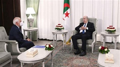 الرئيس الجزائري يجري مباحثات مع مسؤول أوروبي رفيع الشرق الأوسط