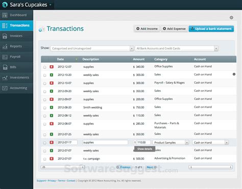The software allows users to create their own accounts detailing all aspects of their regular business transactions. Wave Personal Pricing, Features & Reviews 2020 - Free Demo