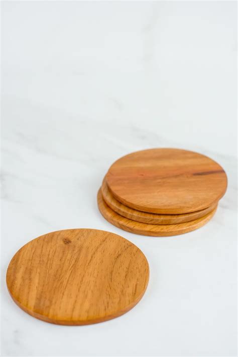 Round Wooden Coasters At Moriph Coasters Wooden Coasters