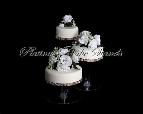 3 Tier Cascade Wedding Cake Stand Xl Style R304 Cake Stands