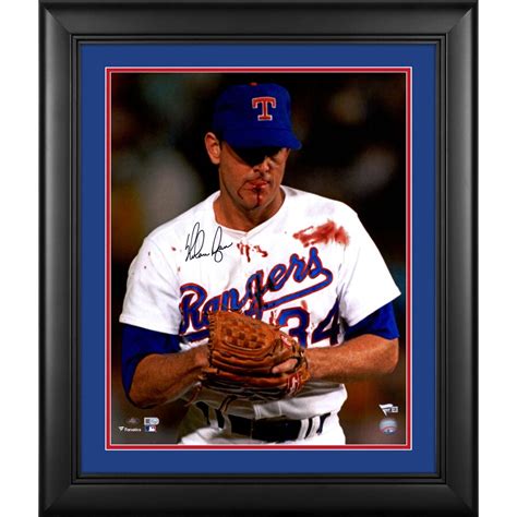 Autographed Texas Rangers Nolan Ryan Fanatics Authentic Framed 16 X 20