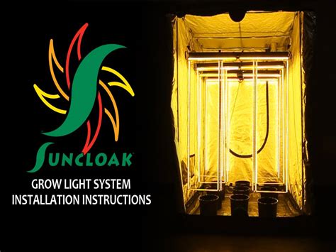 The light did not get hot enough to warranty a full thermal review. Suncloak Grow Light System Installation Instructions - YouTube