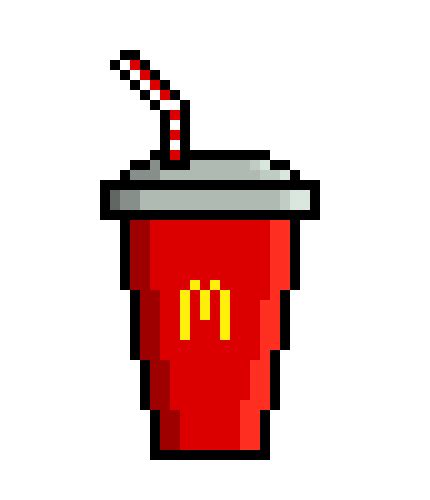 Pixel Art Mcdonalds Logo