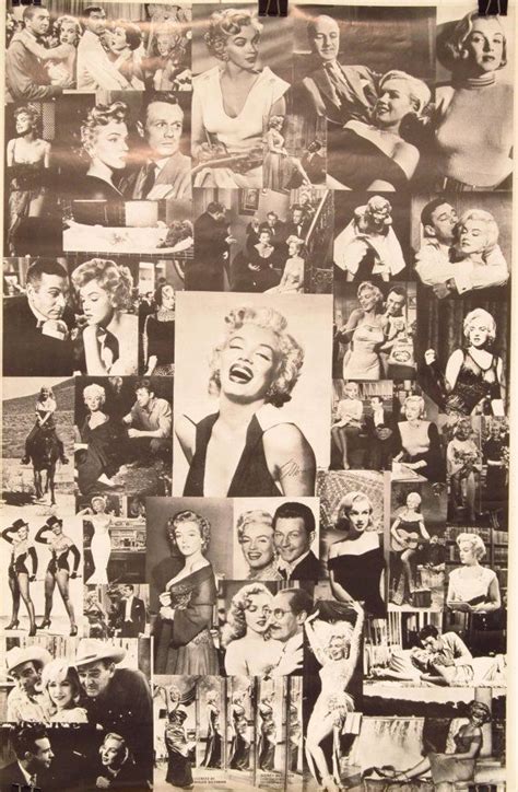 Original Vintage Marilyn Monroe Collage Poster By Hodesh On Etsy With