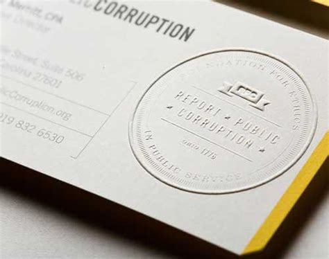 Custom letterpress business cards when you say that you want to make an impression with your business cards we take it literally. Outstanding Letterpress Business Cards - DzineWatch