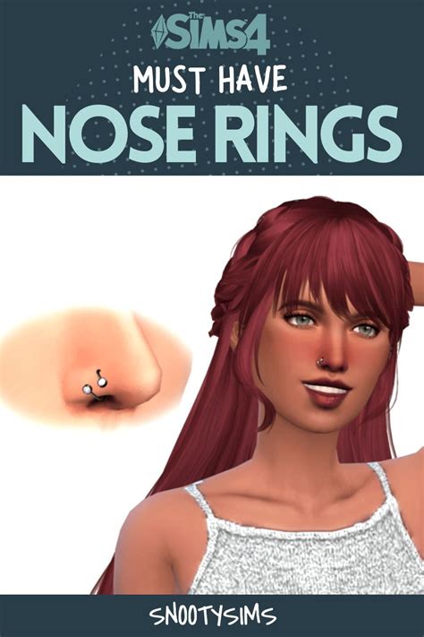 Dear Makeup Makeup Cc Sims Piercings Nose Piercings Sims Body