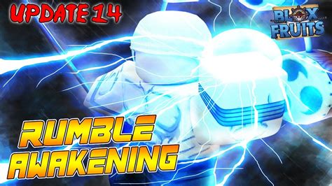 New Rumble Awakening Showcase In Blox Fruits Rumble Vs Quake Youtube